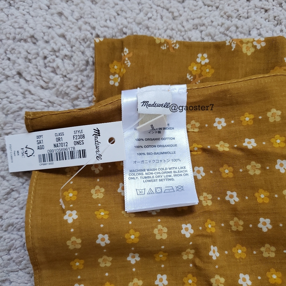 Madewell Organic Cotton Bandana - Picture 7 of 7
